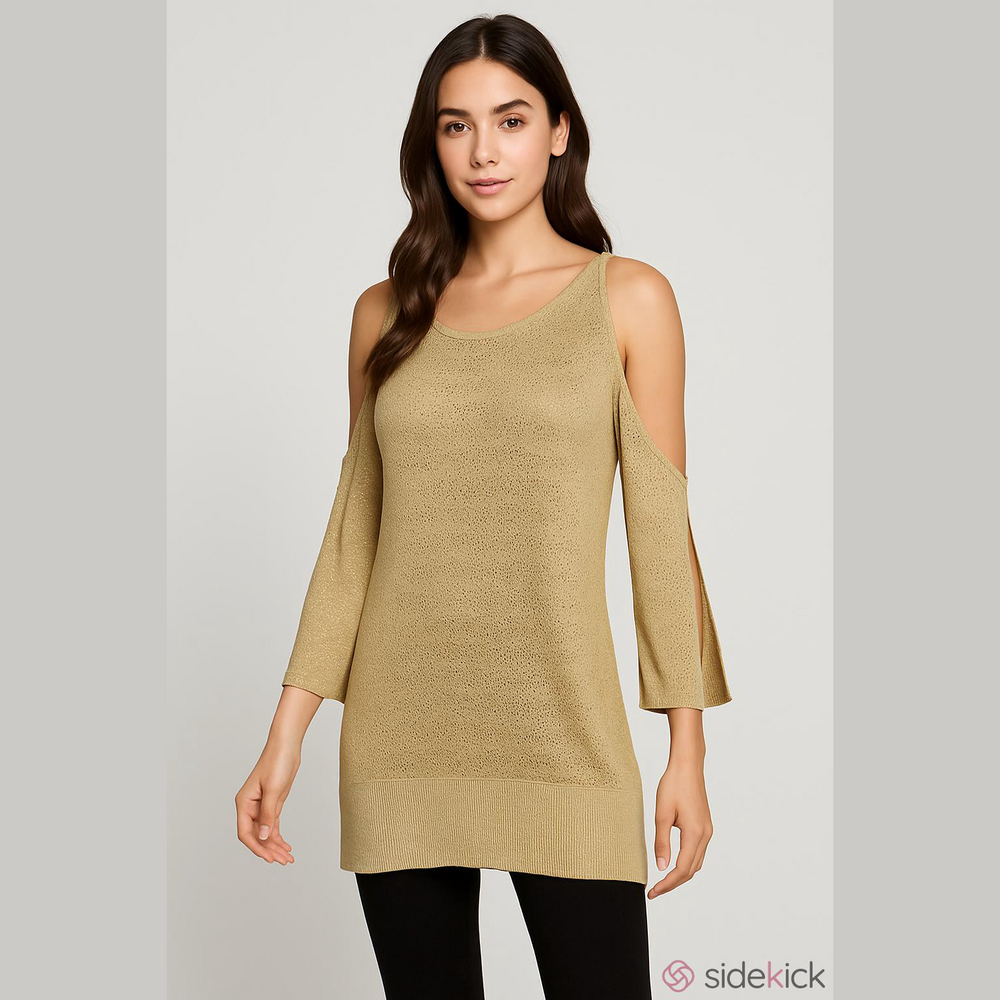 Vintage Cache Gold Tunic Top